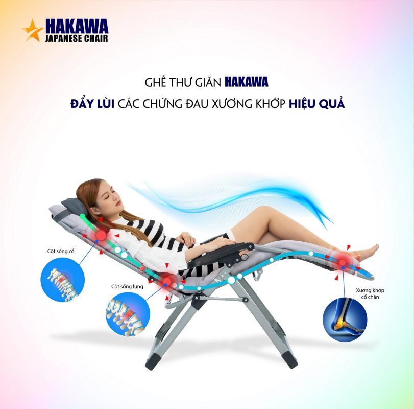 Ghế xếp thư giãn hakawa HK-G20T