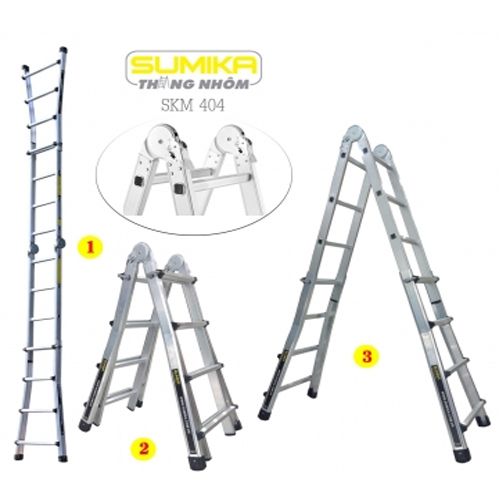 Thang nhôm trượt Sumika SKM 404( Chữ a 2m)