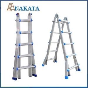 Thang nhôm rút chữ a NAKATA  TY5A( Chữ a cao 2.5m)