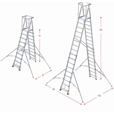Thang nhôm an toàn Poongsan PSL-42(9+6)
