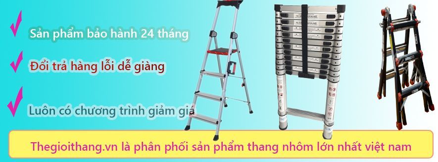 Thang nhôm rút nhập khẩu chính hãng giá tốt nhất thị trường hiện nay