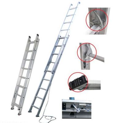 Thang Nhôm Trượt 2 Đoạn Hàn Quốc IG EX2L-100